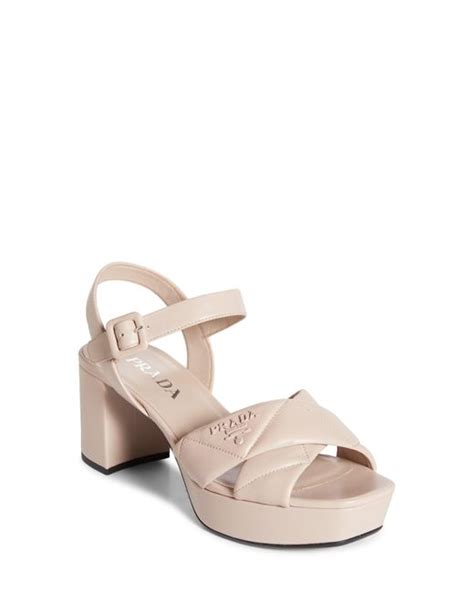 prada sandals leather|prada diagram platform sandal.